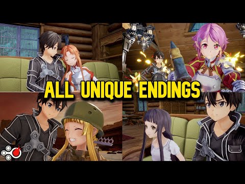 Sword Art Online Fragment Daydream All Unique Endings