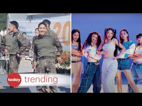 K-pop stars enlisted in army go viral for cover performance