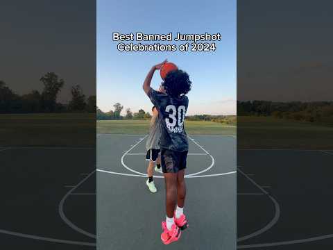 BEST Banned Jumpshot CELEBRATIONS OF 2024🤣 #nba #basketball #shorts