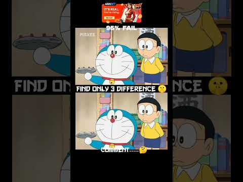 find only 3 difference..|l#shinchan #finddifference trailer #trending anime #viral#shorts
