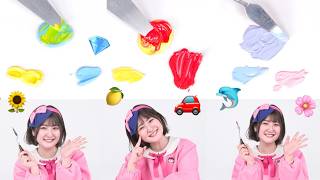 絵の具をまぜたらどんな色？🎨/What color will it be if you mix paint?【まぜまぜなにいろ】