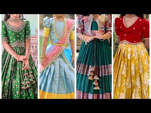 Latest Kids Traditional Langavoni Designs