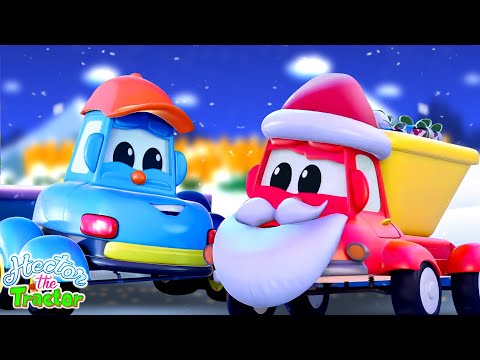 We Wish You Merry Christmas, Kids Nursery Rhymes and Vehicle Cartoon Videos