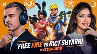 NITIN FREE FIRE VS RIOT FF SHAYARI 😲 ✨ KISKI BEST SHAYARI HAI @NITINFREEFIRE @RIOTFFOFFICIAL