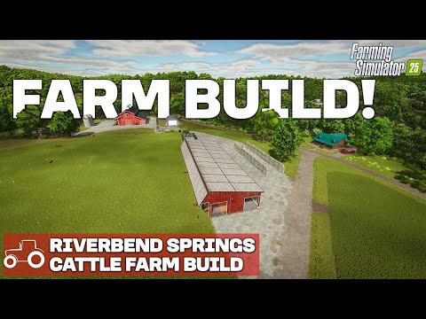 Cattle Farm Build Fs25 Speed Build Timelapse Farming Simulator 25