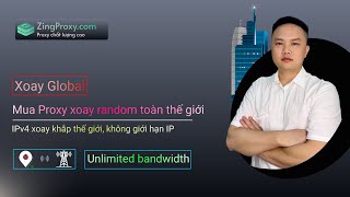 Proxy xoay Datacenter tốc độ cao, không giới hạn băng thông, IPv4 xoay trên toàn thế giới