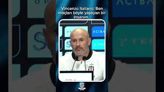 🗣️Vincenzo Italiano: Ben maçları böyle yaşayan bir insanım. #beşiktaş #bjk #maçsonu #gündem #salah