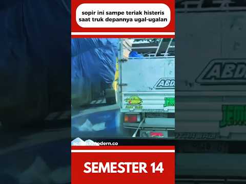SUPIR INI SAMPE TERIAK HISTERIS SAAT TRUKNYA DIDEREK#shorts