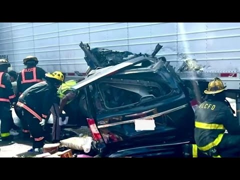 YouTube video thumbnail: Undocumented Truck Driver Accused of Causing Florida Turnpike Crash That Killed 3, Authorities Say