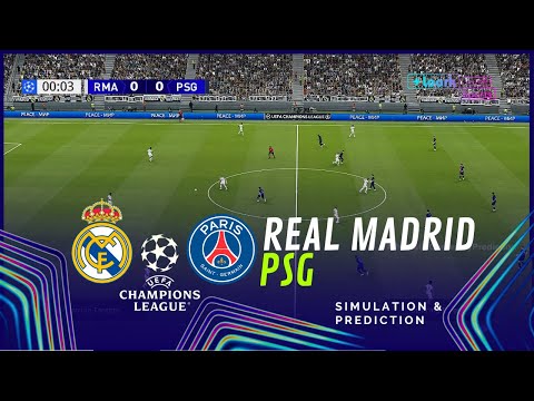 REAL MADRID vs PSG UEFA Champions League 24/25 - Full Match Simulation and Prediction