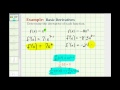 Understanding Derivatives Using the Power Rule