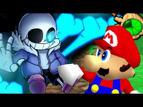 SI RECIBO DAÑO COMIENZA LA BATALLA CONTRA SANS / MARIO 64