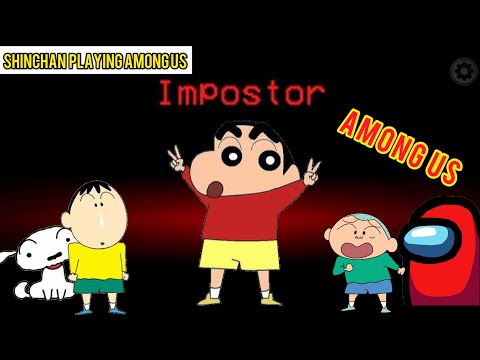 Shinchan Bo Msao Shiro Playing Among Us | Shinchan Became Imposter | Among Us | Part - 1