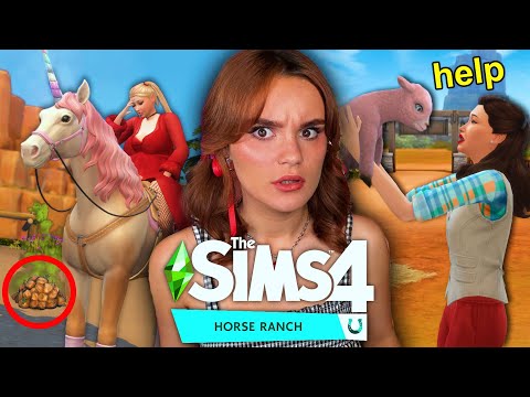 The Sims 4 horse ranch is a NIGHTMARE