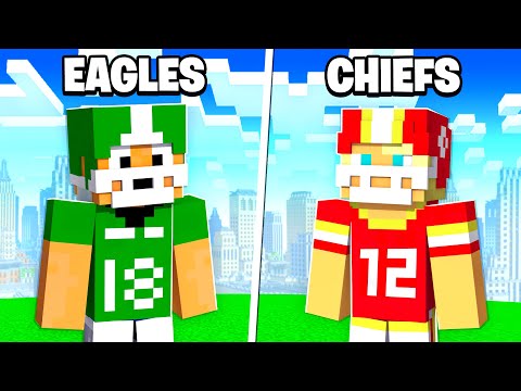 Eagles VS Chiefs In Minecraft Super Bowl 2025