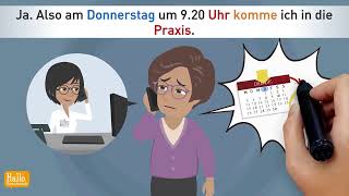 📞 Deutsch lernen mit echten Telefongesprächen – A1 Dialoge zum Mitsprechen