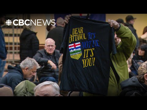 YouTube video thumbnail: Large Crowds Gather to Sign Alberta Separation Petition