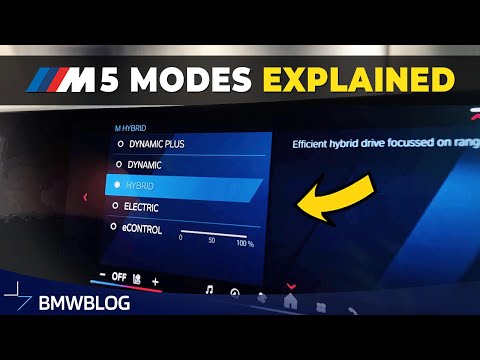 2025 BMW M5 Driving Modes (M Hybrid) - How they work