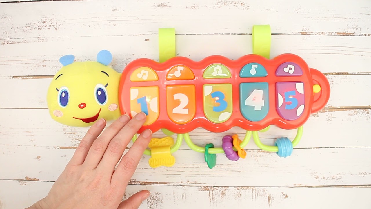 Панель в кроватку «Гусеница» - видео