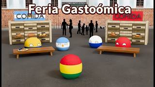 Cena elegante, pero divertida - Feria Gastronomica #countryballs #polandball #humor