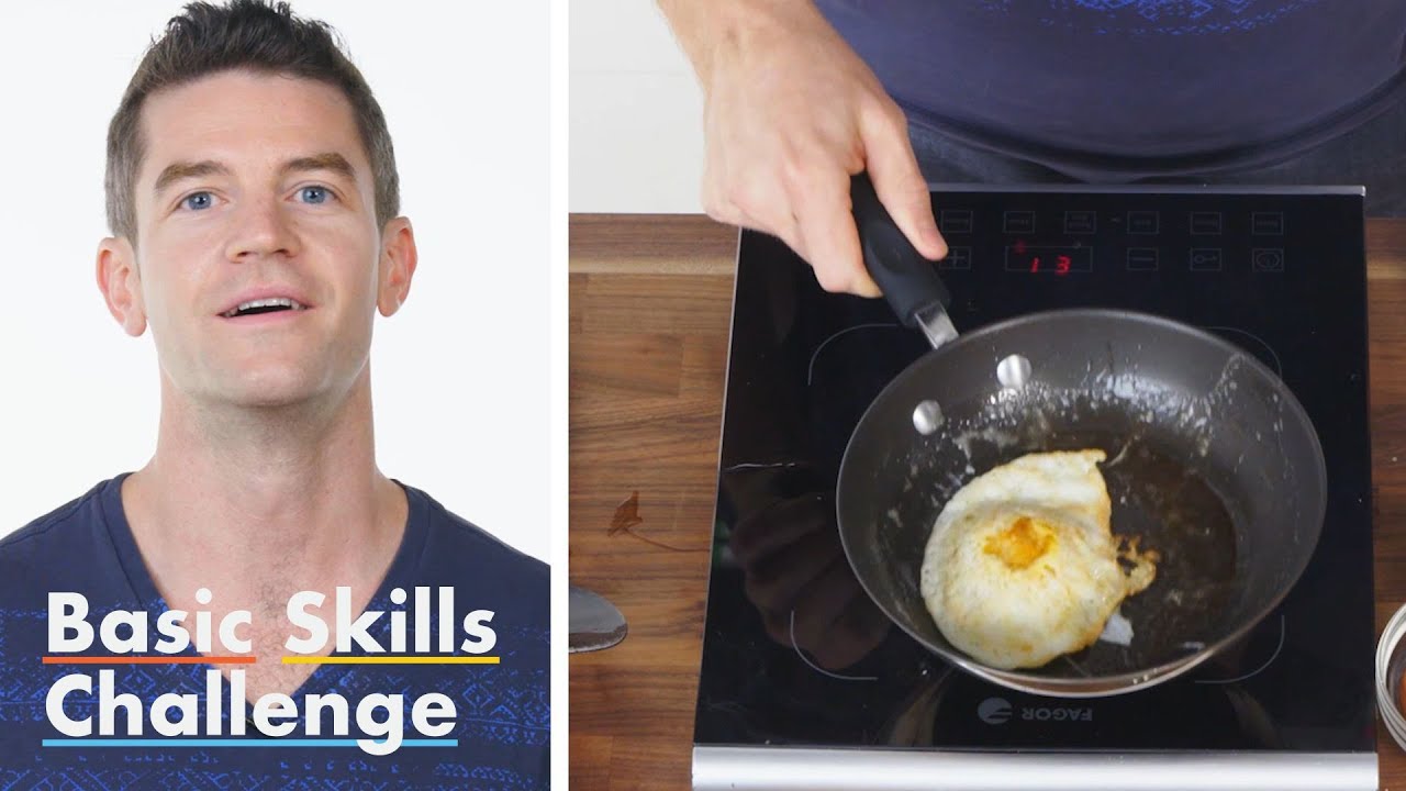 50 People Try to Make an Over Easy Egg Epicurious