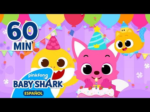 ¡Feliz Cumpleaños Pinkfong! | Canciones de cumpleaños y más | Baby Shark en español