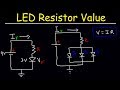 Resistor Calculations in LED Circuits