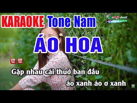 Áo Hoa Karaoke Tone Nam – Beat Phối Chuẩn | Nhạc Sống Thanh Ngân