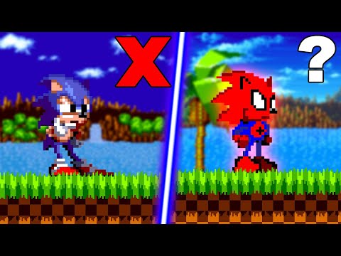 Spiderman Sonic In Sonic 1