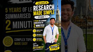 Spent 5 Years Learning Research. You Get It in 2 Minutes. 🧠 | Ep. 1