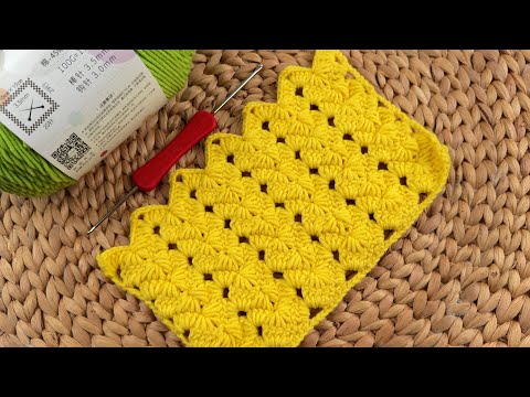 SUPER EASY & Crochet Pattern for Beginners💯💖AMAZING Crochet Stitch for Baby Blanket