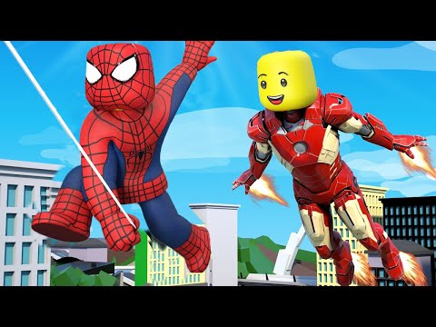 ROBLOX Brookhaven 🏡RP - FUNNY MOMENTS: SPIDER-MAN Jailbreak Full Episodes | Moblox Song