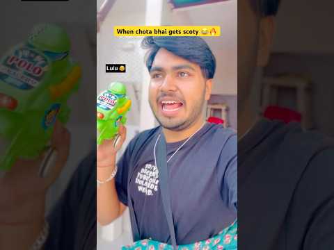 When chota bhai gets scoty 😂🔥|| Indian family #shorts #indian #relatable #chotabhai