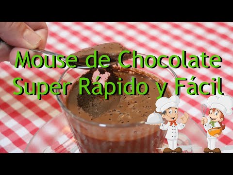 solo dos ingredientes y tienes este postre cremoso de chocolate en   segundos,  que no te lo cuenten