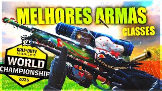 TOP ARMAS e CLASSES do COMPETITIVO no COD MOBILE! (Classes do CAMPEONATO MUNDIAL de CODM 2025)