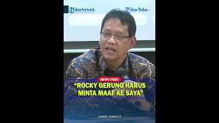BANTAH UCAPAN Rocky Gerung Menkeu Tak Terima Disebut Cuma Juru Bayar : Tidak Betul Itu