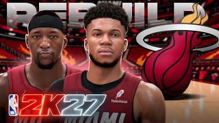 EU RECONSTRUI o MIAMI HEAT no NBA2K27!  🔥