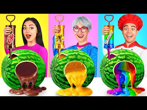 Me vs Grandma Cooking Challenge | Kitchen Gadgets and Parenting Hacks by RATATA COOL