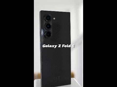 The Samsung Galaxy Z Fold 6 in crafted Black 🔥 #fold6 #samsungfold6 #shorts