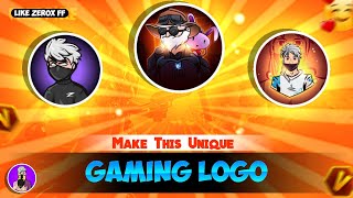 Make This Amazing Gaming Logo In Android 🔥 | Zerox FF Cartoon Logo Tutorial | In PSCC | In Pixellab