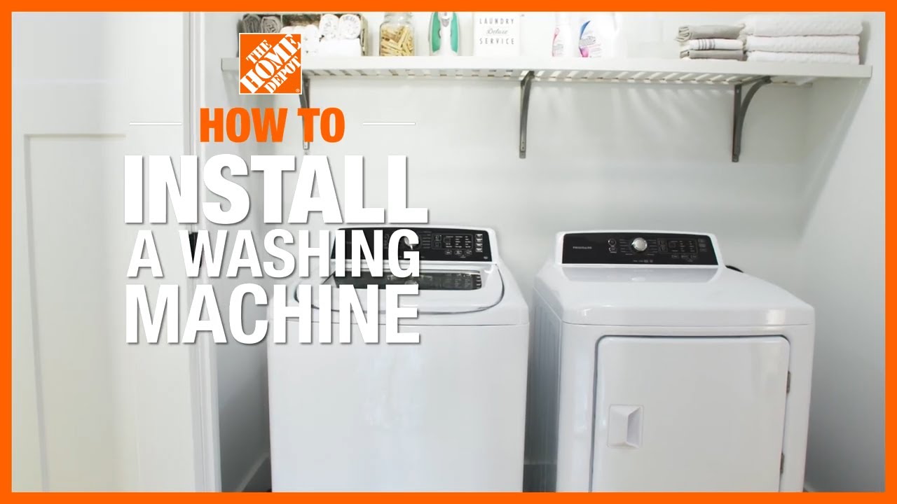 How to Install a Washing Machine