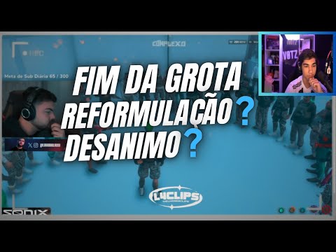 OVOTZ REAGINDO AO LUQUETA DIZENDO QUE IRA REFORMULAR A GROTA, E O DESANIMO DO LUAN | Cortes do Ovotz