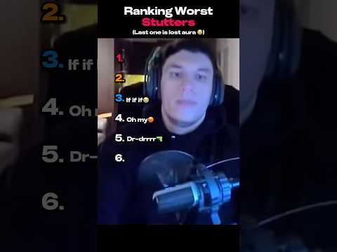 Ranking Worst Stutters