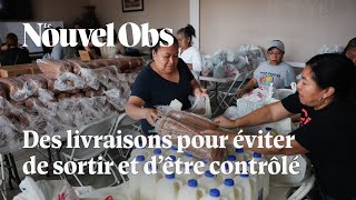 A Los Angeles, des livraisons de nourriture aux immigrés reclus chez eux