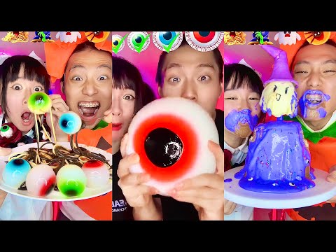 Random Emoji Food Challenge ASMR Compilation! 🥵Halloween food (Part11)