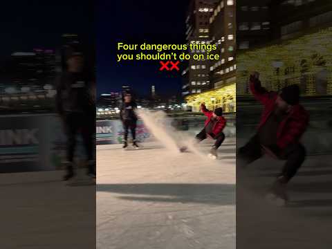 4 things you shouldn’t do on ice #iceskating #hockey #figureskating #skate #skating #