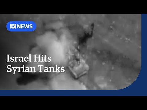 YouTube video thumbnail: Israel Strikes Military Tanks in Southern Syria