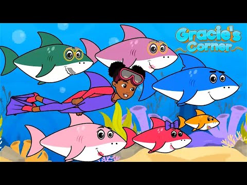 Baby Shark | Remix by Gracie’s Corner | Kids Songs + Nursery Rhymes
