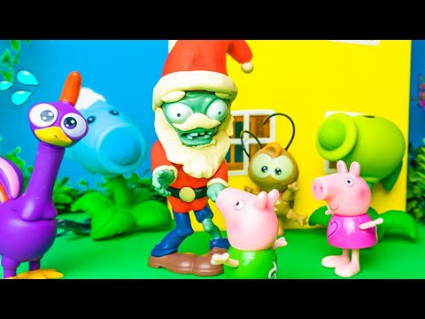 Peppa Pig e o Papai Noel zumbilão - Historinha divertida em Português Brasil