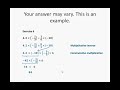 Properties of Operations and Numbers